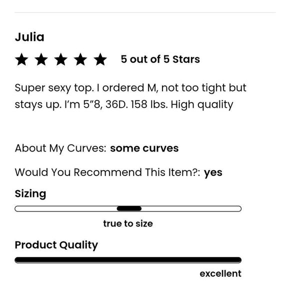 H:OURS Sandy Corset Top - Picture 16 of 16